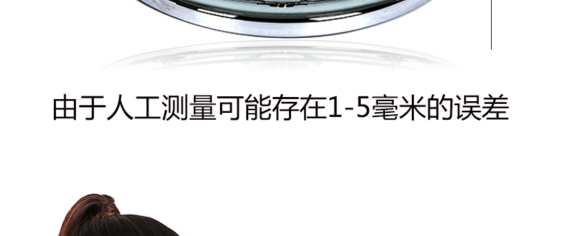 属人工测量，可能存在误差