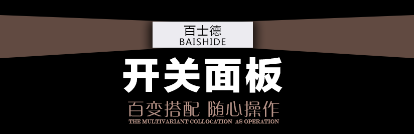 百士德开关面板